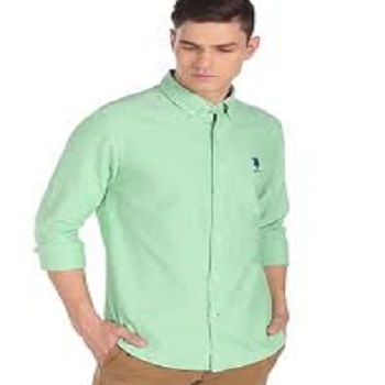 Men Plain Cotton Shirt